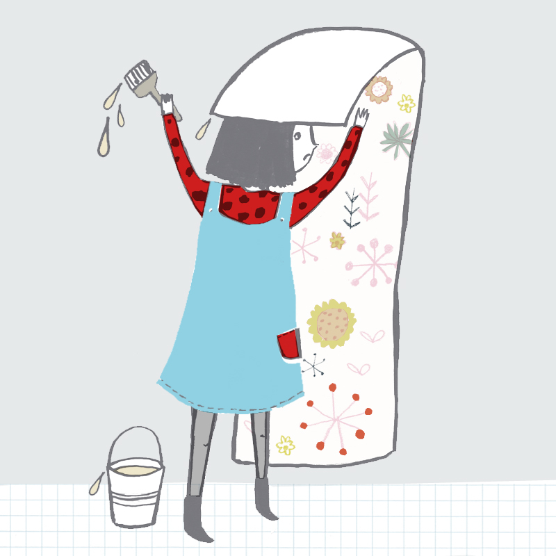 wallpapering