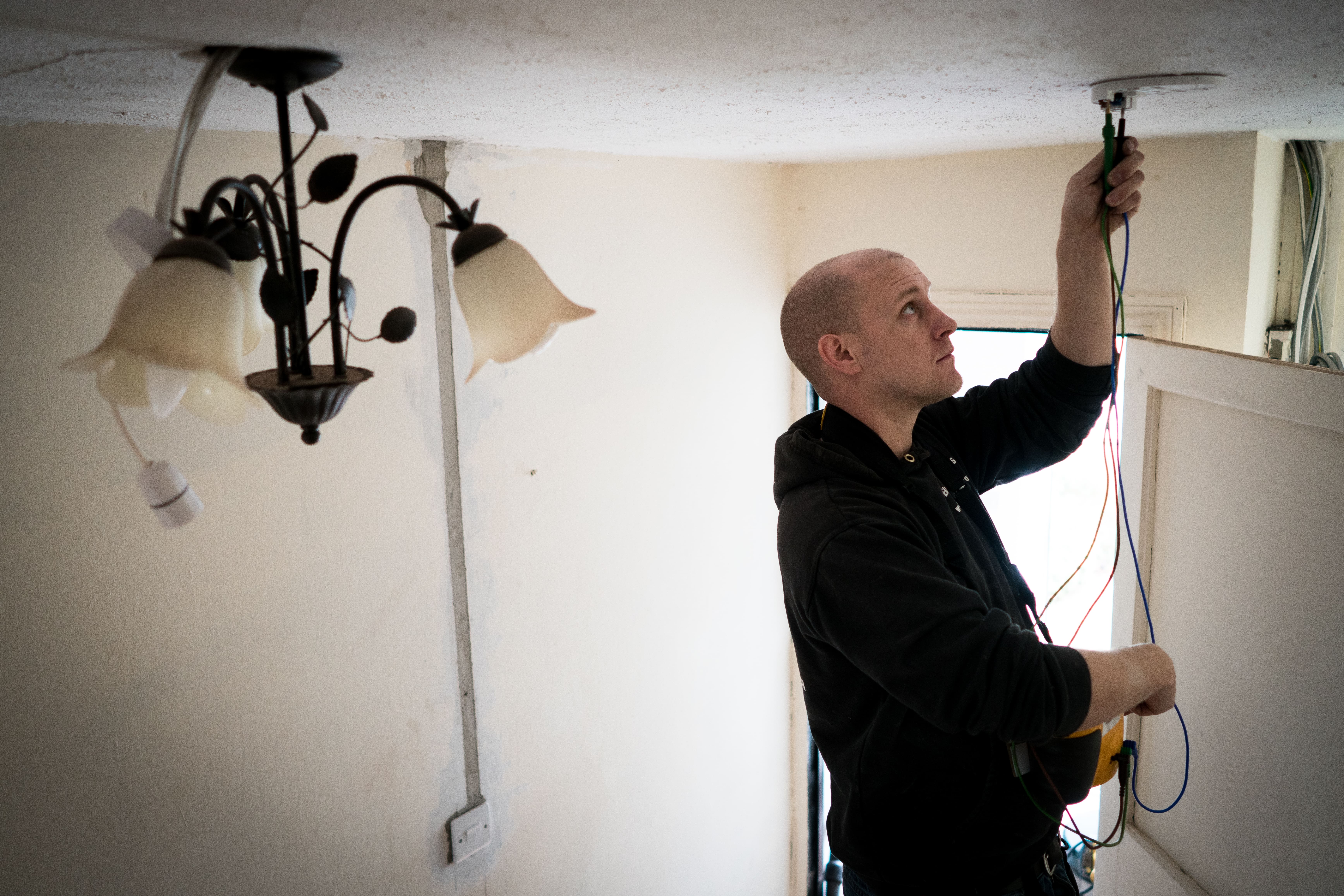 Tradesmen Hard at Work